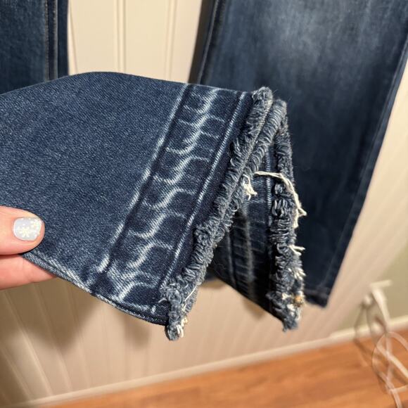 KanCan Amaya High Rise Crossover Flare Jeans Size 31 - Picture 4 of 8